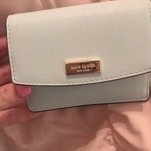 Mint Kate Spade Mini Wallet